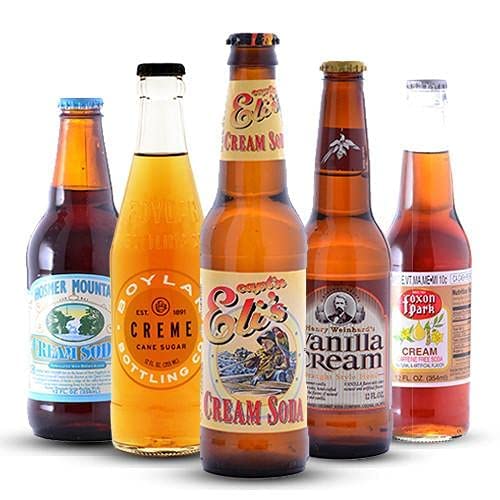 Ultimate Cream Soda Sampler - Premium Cream Soda Variety Mix Case - Gourmet Sodas from All Around the Country - Gift Box - 12oz (6-Pack)